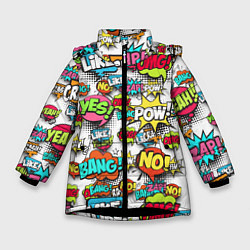 Зимняя куртка для девочки Pop art Fashion