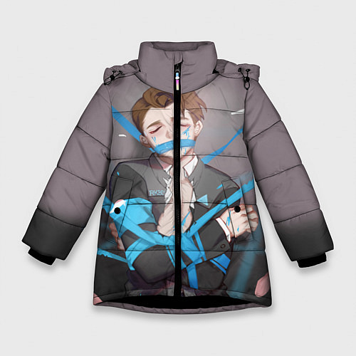 Зимняя куртка для девочки Connor Pain / 3D-Черный – фото 1