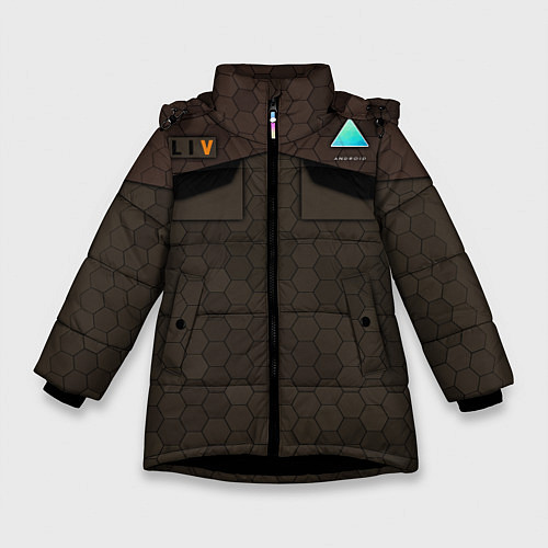 Зимняя куртка для девочки Detroit: Delivery Man / 3D-Черный – фото 1