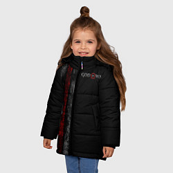 Куртка зимняя для девочки God of War: Black Style, цвет: 3D-черный — фото 2