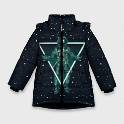 Зимняя куртка для девочки Космонавт-гуру