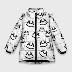 Зимняя куртка для девочки Marshmello: White Pattern