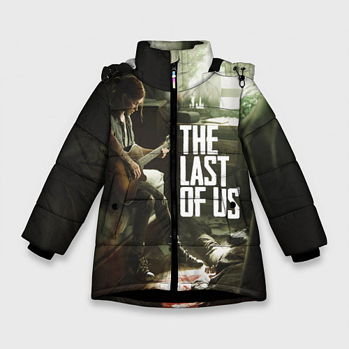 Зимняя куртка для девочки The Last of Us: Guitar Music / 3D-Черный – фото 1
