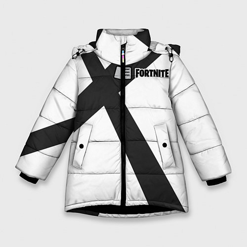 Зимняя куртка для девочки Fortnite: Гренадёр / 3D-Черный – фото 1