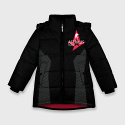 Куртка зимняя для девочки ASTRALIS: THE FORM, цвет: 3D-красный
