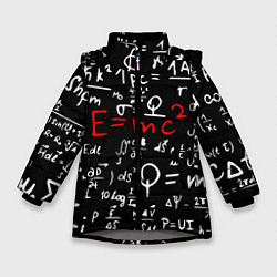 Зимняя куртка для девочки E=mc2: Black Style