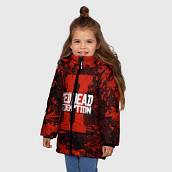 Куртка зимняя для девочки Red Dead Redemption: Part II, цвет: 3D-светло-серый — фото 2