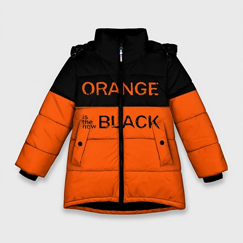 Зимняя куртка для девочки Orange Is the New Black / 3D-Черный – фото 1
