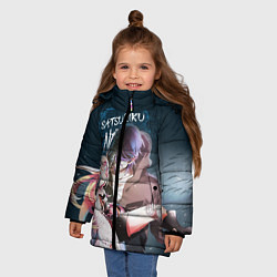 Куртка зимняя для девочки Satsuriku no tenshi, цвет: 3D-светло-серый — фото 2
