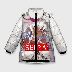 Зимняя куртка для девочки Senpai: White Girl