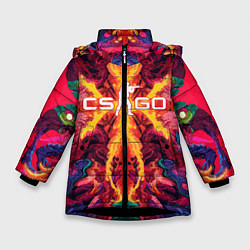 Зимняя куртка для девочки CS:GO Monster Flame