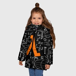 Куртка зимняя для девочки HL: Lambda, цвет: 3D-светло-серый — фото 2