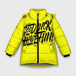 Куртка зимняя для девочки GL HF, цвет: 3D-светло-серый