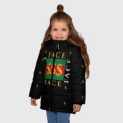 Куртка зимняя для девочки FACE GG Style, цвет: 3D-черный — фото 2