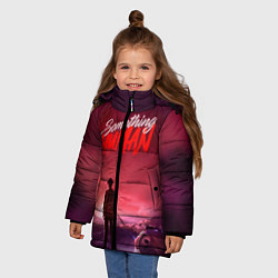 Куртка зимняя для девочки Muse: Something Human, цвет: 3D-черный — фото 2