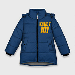 Куртка зимняя для девочки VAULT 101, цвет: 3D-светло-серый