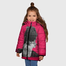 Куртка зимняя для девочки Тима Белорусских, цвет: 3D-красный — фото 2