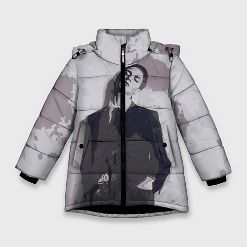 Зимняя куртка для девочки Тима Белорусских / 3D-Черный – фото 1
