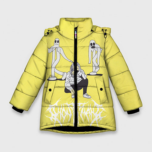 Зимняя куртка для девочки Ghostemane Mercury / 3D-Черный – фото 1