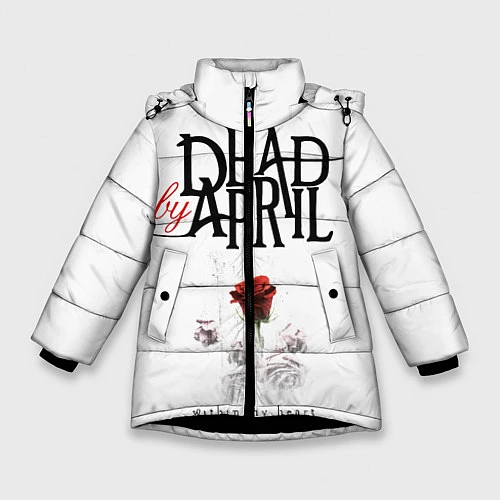 Зимняя куртка для девочки Dead by April / 3D-Черный – фото 1