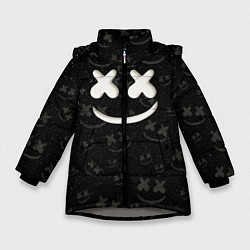 Зимняя куртка для девочки Marshmello Cosmos pattern