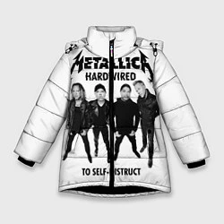 Куртка зимняя для девочки Metallica: Hardwired, цвет: 3D-черный