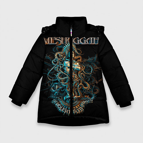 Зимняя куртка для девочки Meshuggah: Violent Sleep / 3D-Черный – фото 1