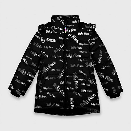 Зимняя куртка для девочки Sally Face: Black Pattern / 3D-Черный – фото 1