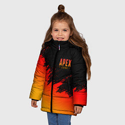 Куртка зимняя для девочки Apex Sprite, цвет: 3D-светло-серый — фото 2