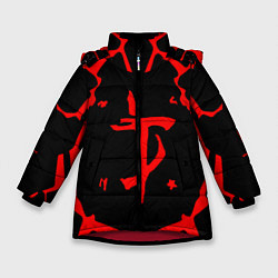 Зимняя куртка для девочки DOOM: Red Slayer