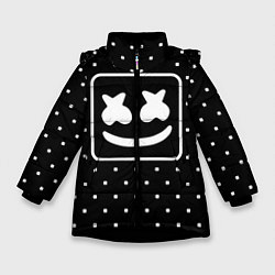 Куртка зимняя для девочки Marshmelo Black, цвет: 3D-черный