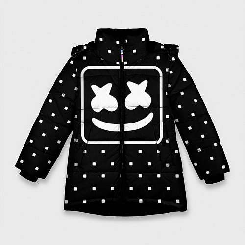 Зимняя куртка для девочки Marshmelo Black / 3D-Черный – фото 1