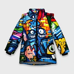 Зимняя куртка для девочки Graffiti Exclusive