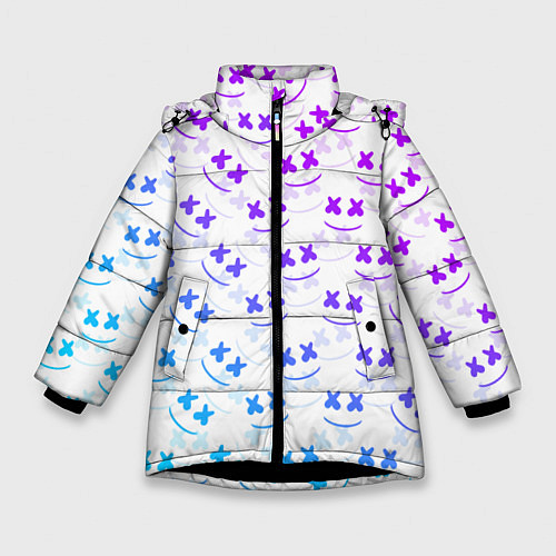 Зимняя куртка для девочки Marshmello: Light Neon / 3D-Черный – фото 1