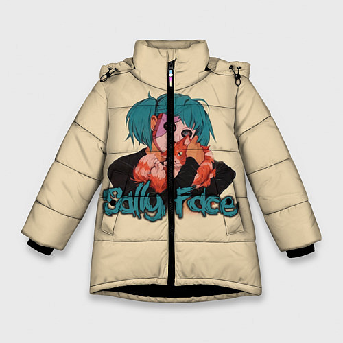 Зимняя куртка для девочки Sally Face: Kid Girl / 3D-Черный – фото 1