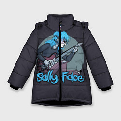 Куртка зимняя для девочки Sally Face: Rock, цвет: 3D-черный