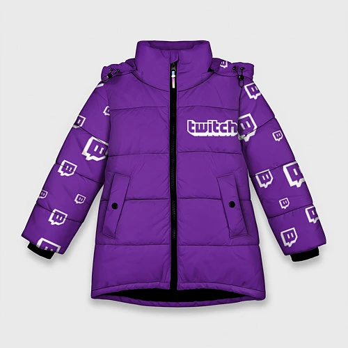 Зимняя куртка для девочки Twitch Streamer / 3D-Черный – фото 1