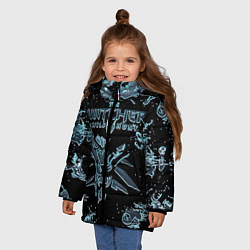 Куртка зимняя для девочки The Witcher 3: Wild Hunt, цвет: 3D-черный — фото 2
