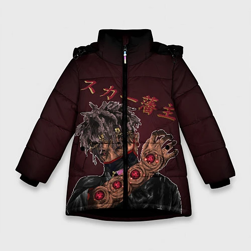 Зимняя куртка для девочки SCARLXRD: Dark Man / 3D-Черный – фото 1