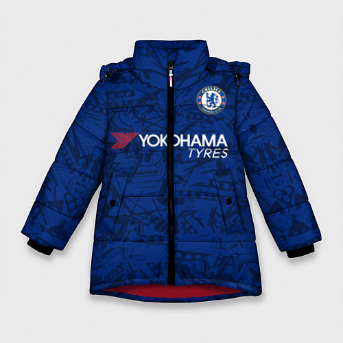 Зимняя куртка для девочки Chelsea home 19-20 / 3D-Красный – фото 1