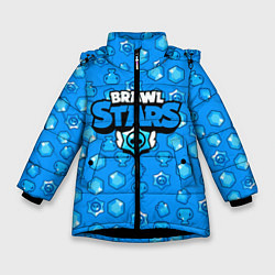 Зимняя куртка для девочки Brawl Stars: Blue Team