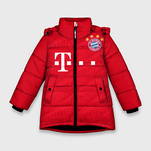 Зимняя куртка для девочки FC Bayern: Home 19-20 / 3D-Черный – фото 1