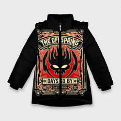 Куртка зимняя для девочки The Offspring: Days Go By, цвет: 3D-черный