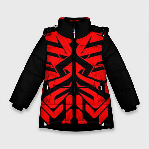 Зимняя куртка для девочки ARMOR SAMURAI / 3D-Черный – фото 1