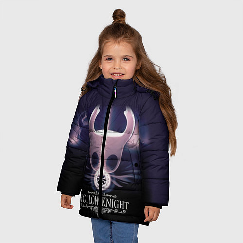 Зимняя куртка для девочки Hollow Knight / 3D-Красный – фото 3
