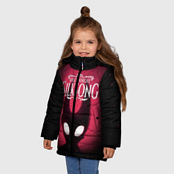 Куртка зимняя для девочки Hollow Knight: Silksong, цвет: 3D-светло-серый — фото 2