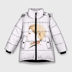 Куртка зимняя для девочки Death Stranding - Fragile, цвет: 3D-черный