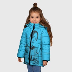 Куртка зимняя для девочки T-Fest, цвет: 3D-черный — фото 2