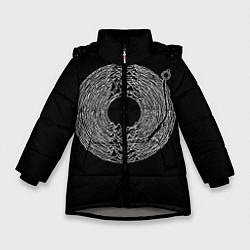 Куртка зимняя для девочки Joy Division, цвет: 3D-светло-серый