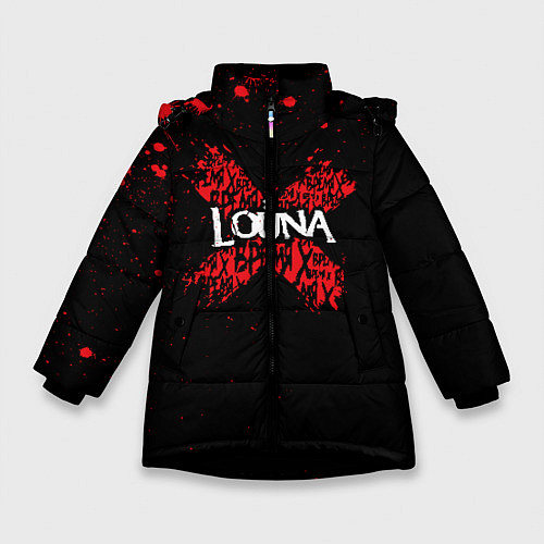 Зимняя куртка для девочки Louna / 3D-Черный – фото 1